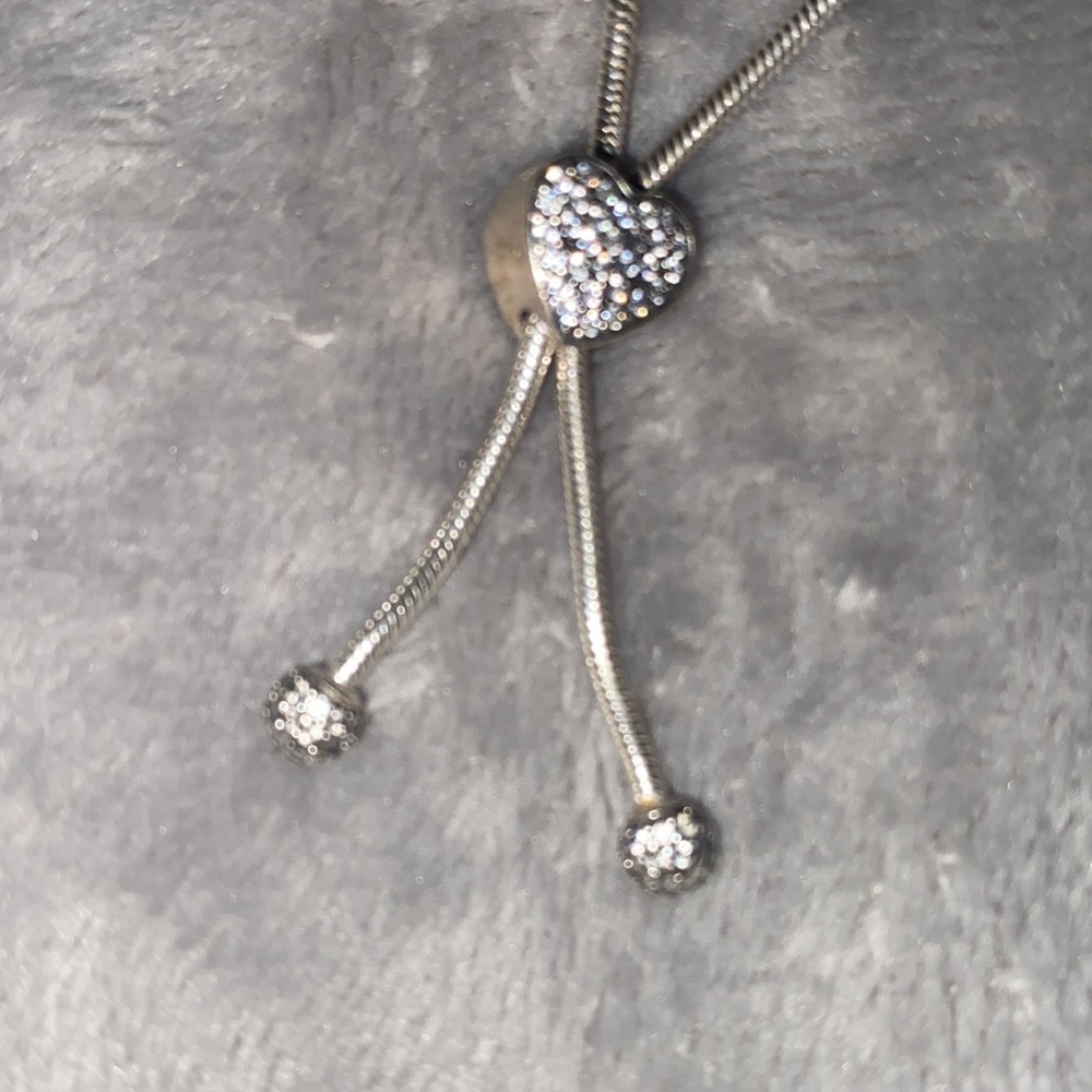 New Pandora Heart Pull String Bracket - image 2